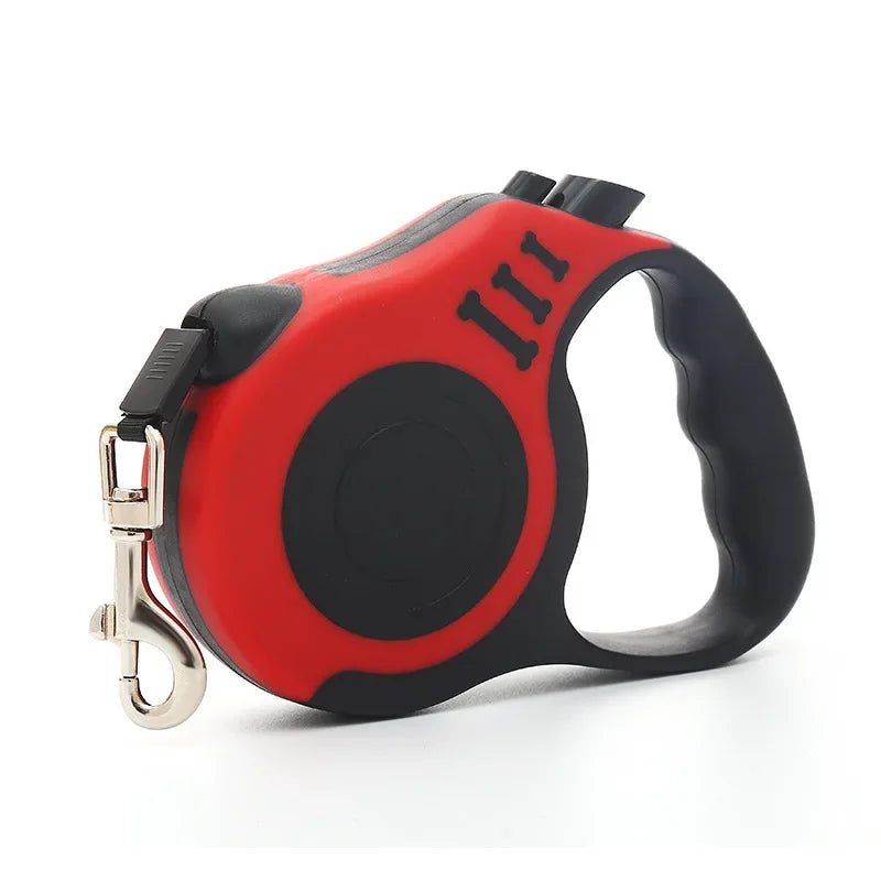 Einziehbare Hundeleine von YOUSE mit ergonomischem Griff – 3m oder 5m Rollleine für kleine Hunde und Katzen.