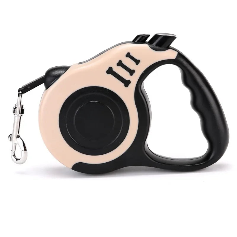 Einziehbare Hundeleine von YOUSE mit ergonomischem Griff – 3m oder 5m Rollleine für kleine Hunde und Katzen.