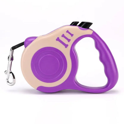 Einziehbare Hundeleine von YOUSE mit ergonomischem Griff – 3m oder 5m Rollleine für kleine Hunde und Katzen.