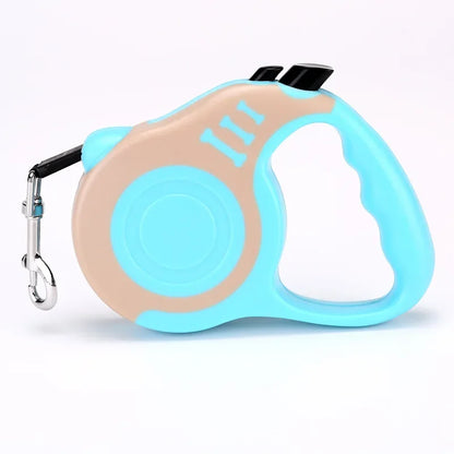 Einziehbare Hundeleine von YOUSE mit ergonomischem Griff – 3m oder 5m Rollleine für kleine Hunde und Katzen.