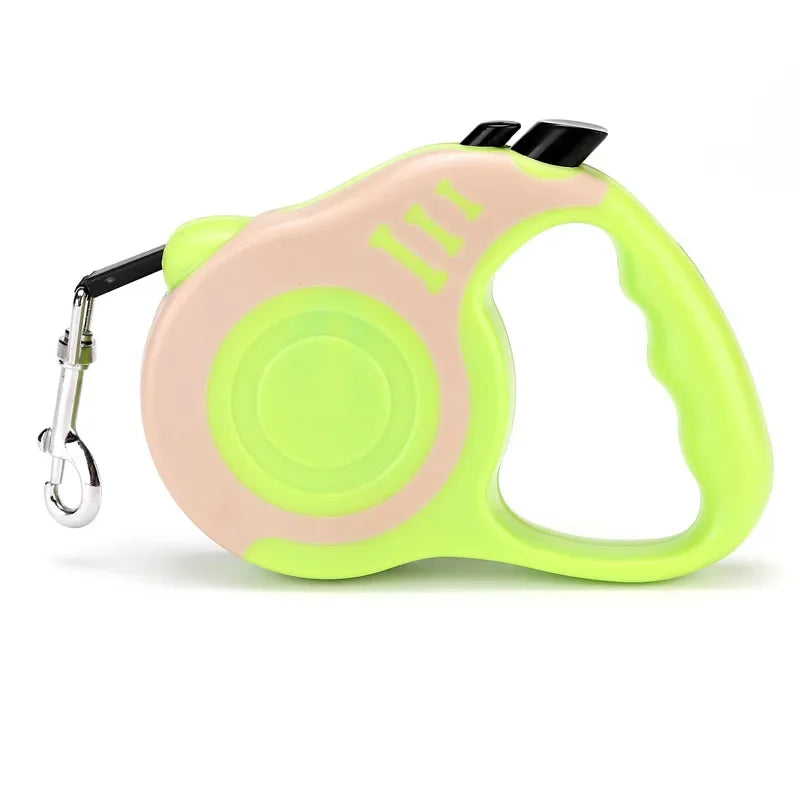 Einziehbare Hundeleine von YOUSE mit ergonomischem Griff – 3m oder 5m Rollleine für kleine Hunde und Katzen.