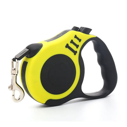 Einziehbare Hundeleine von YOUSE mit ergonomischem Griff – 3m oder 5m Rollleine für kleine Hunde und Katzen.