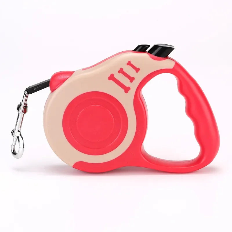 Einziehbare Hundeleine von YOUSE mit ergonomischem Griff – 3m oder 5m Rollleine für kleine Hunde und Katzen.