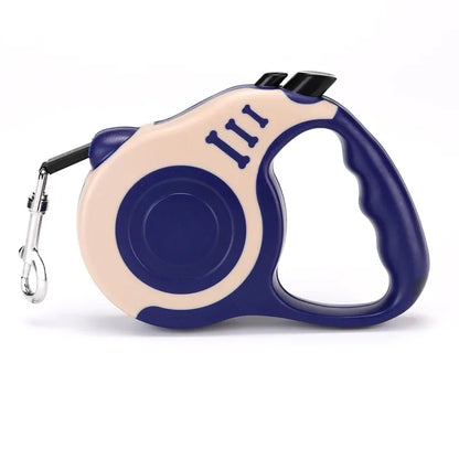 Einziehbare Hundeleine von YOUSE mit ergonomischem Griff – 3m oder 5m Rollleine für kleine Hunde und Katzen.