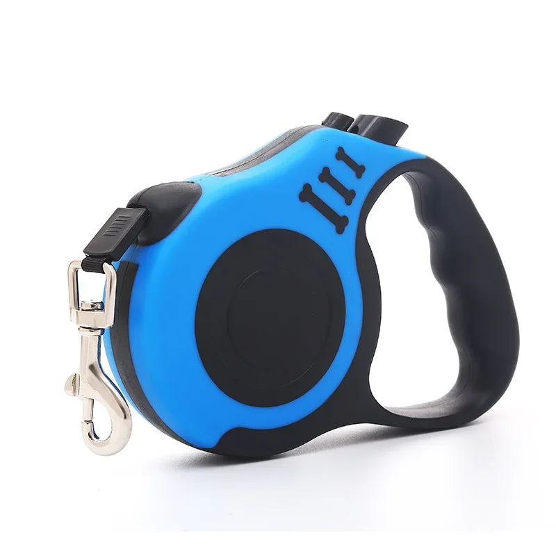 Einziehbare Hundeleine von YOUSE mit ergonomischem Griff – 3m oder 5m Rollleine für kleine Hunde und Katzen.