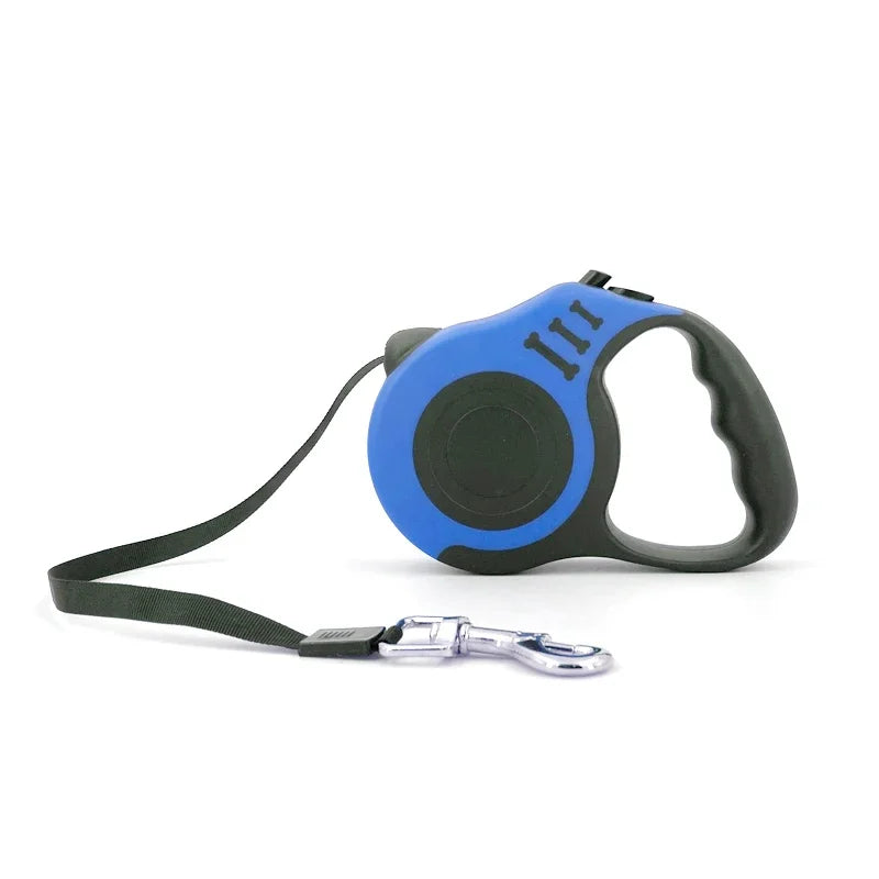 Einziehbare Hundeleine von YOUSE mit ergonomischem Griff – 3m oder 5m Rollleine für kleine Hunde und Katzen.